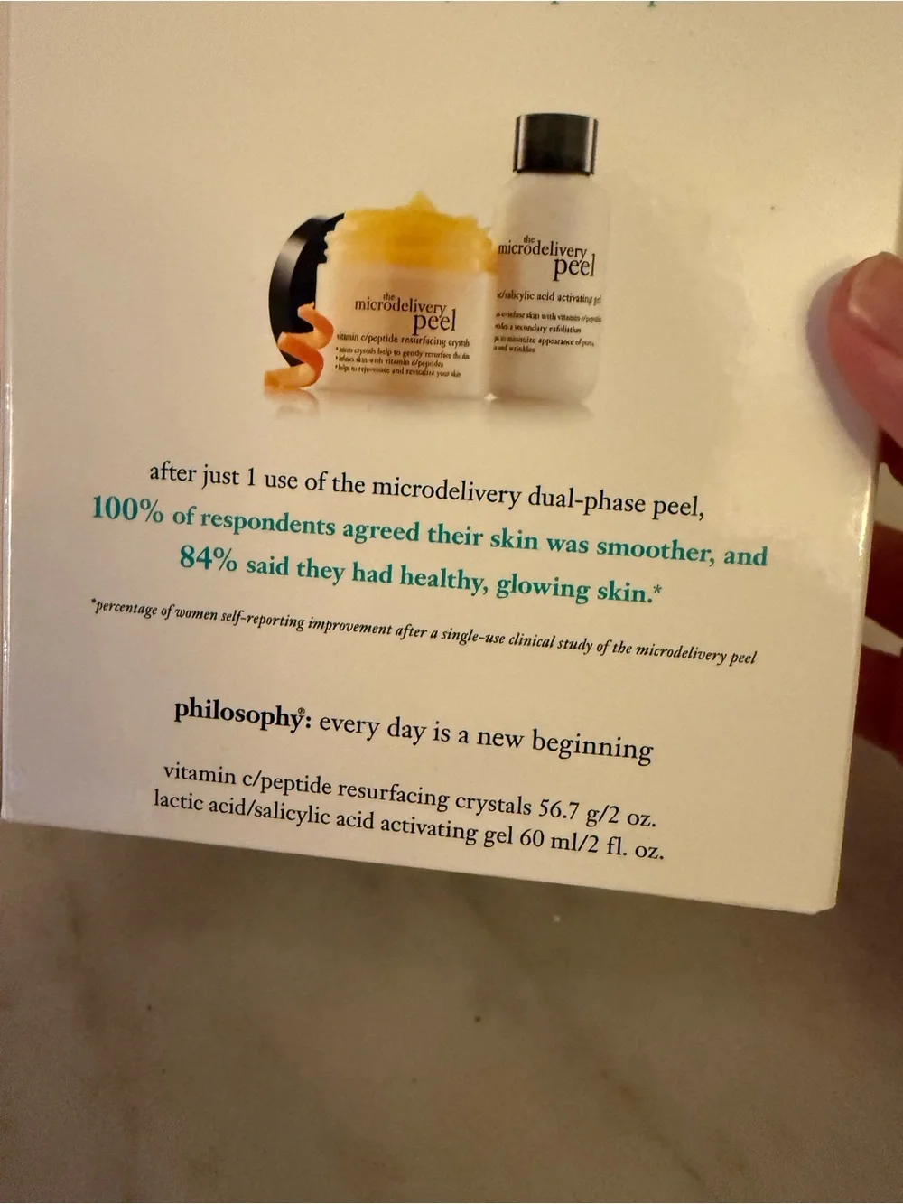 Philosophy RESURFACE Microdelivery Dual-Phase Peel 2oz Kit NEW In Box
